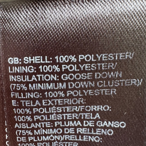 The North Face Men’s Down Puffer Vest 550 Size Dark Forest Green Goose Down 75% - Picture 13 of 14